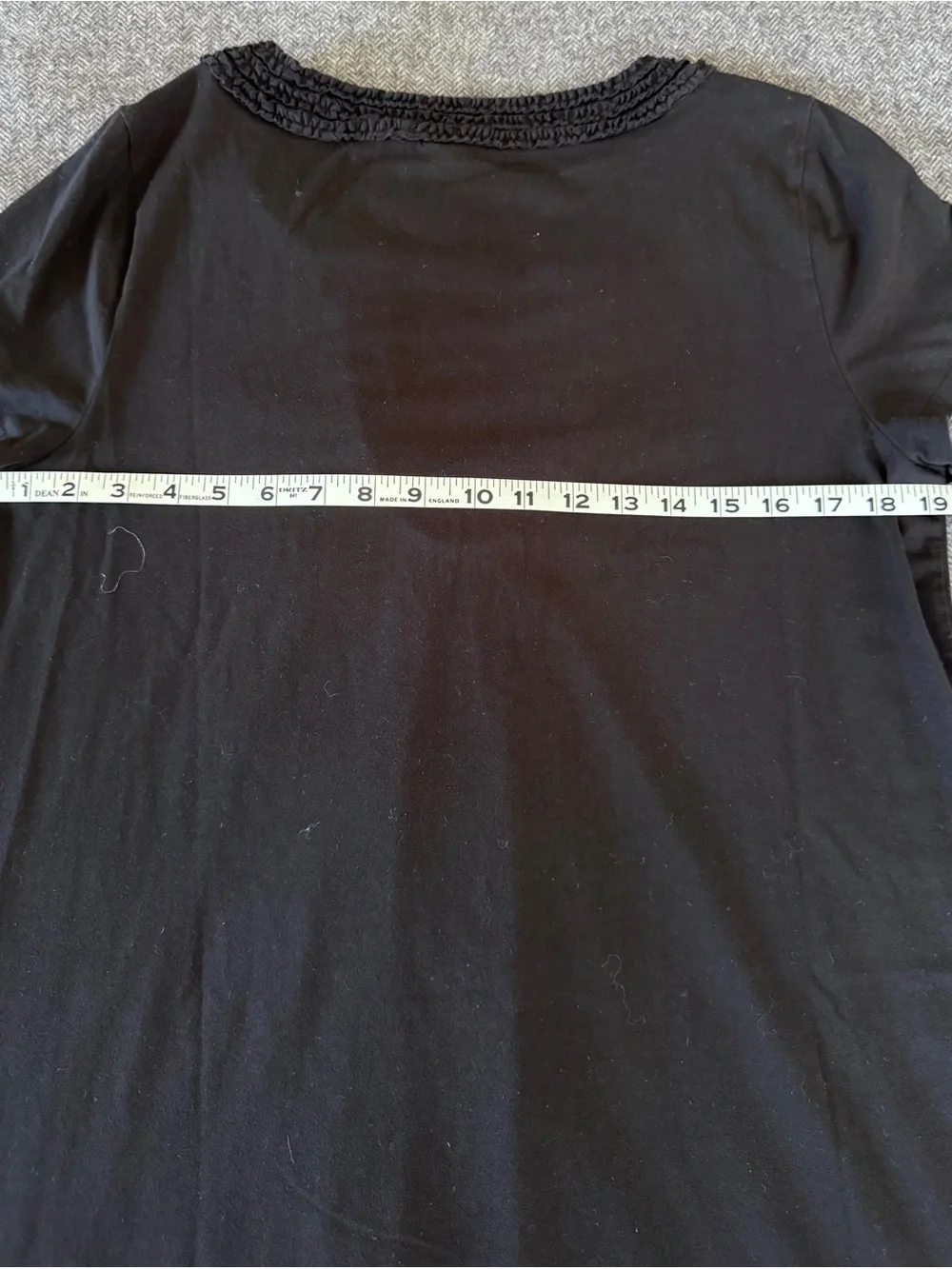 J. Crew Black Cap Sleeve dress